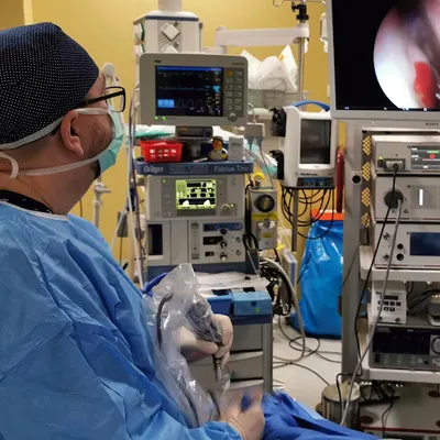 Laryngolog. Gabinet prywatny.